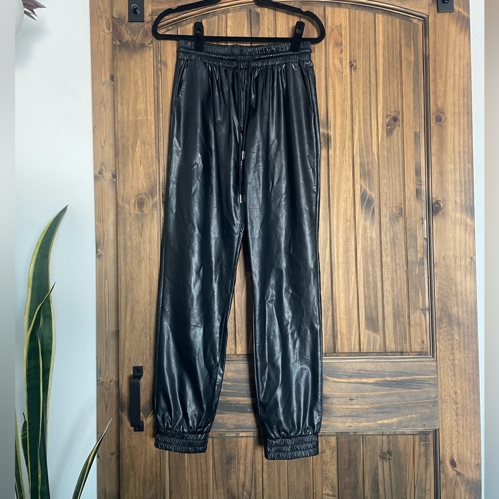 Shiny Joggers with Drawstring - Picture 2 of 3